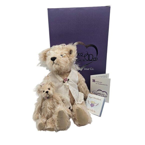Annette Funicello Angel Bears Donatella & Baby Dona Boxed w/ COA - Picture 1 of 12